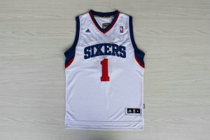 Maillot De Basket Philadelphia 76ers Michael Carter-Williams 1 Tissus Sportif Fans Edition Blanc
